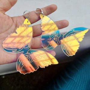 🦋Huge Iridescent Butterfly Dangle Earrings🦋